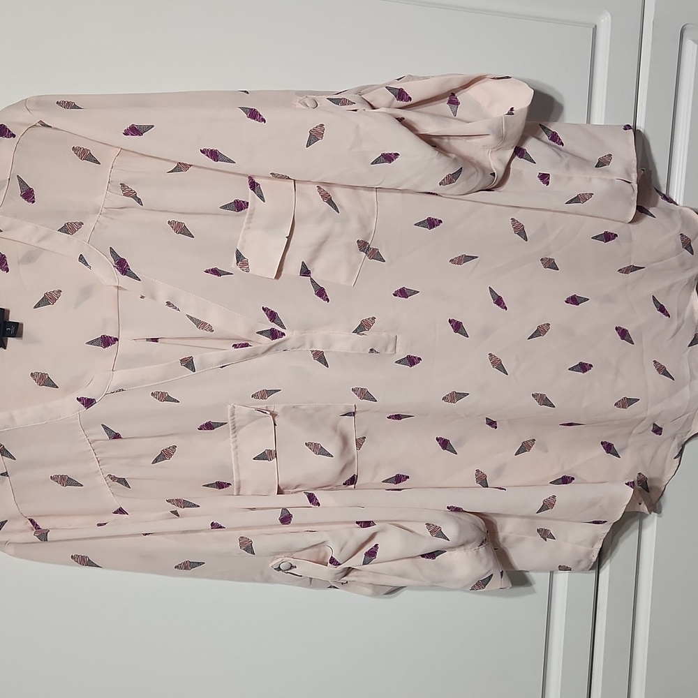 Torrid Icecream Cone Print  Blouse - Picture 4 of 7